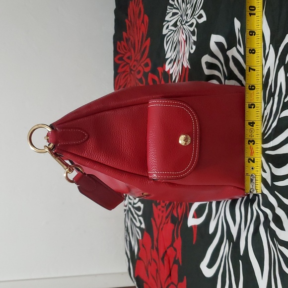 Coach Pennie Cherry Red Shoulder Crossbody Bag - Picture 9 of 11